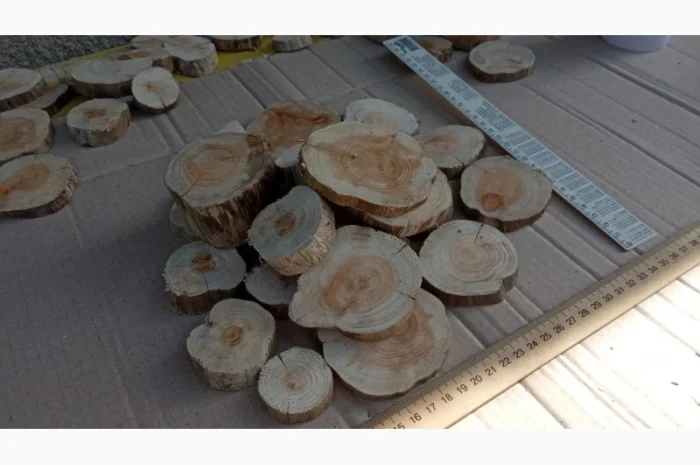 Круглый спил для пано можжевельник- фото № 8