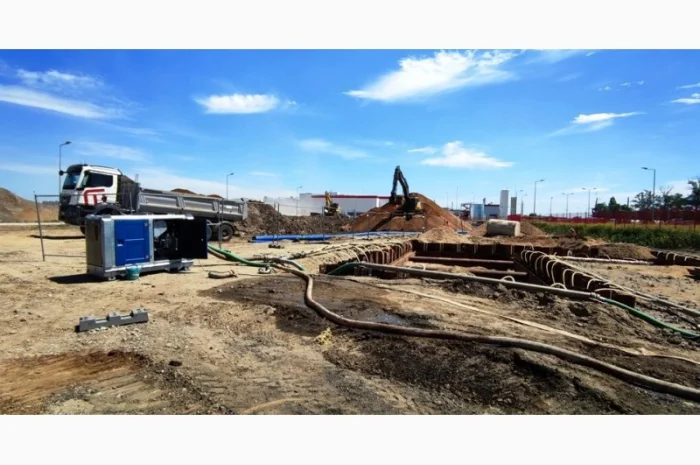 Дизельный поршневой насос для водопонижения 90м3/час 20м- фото № 4