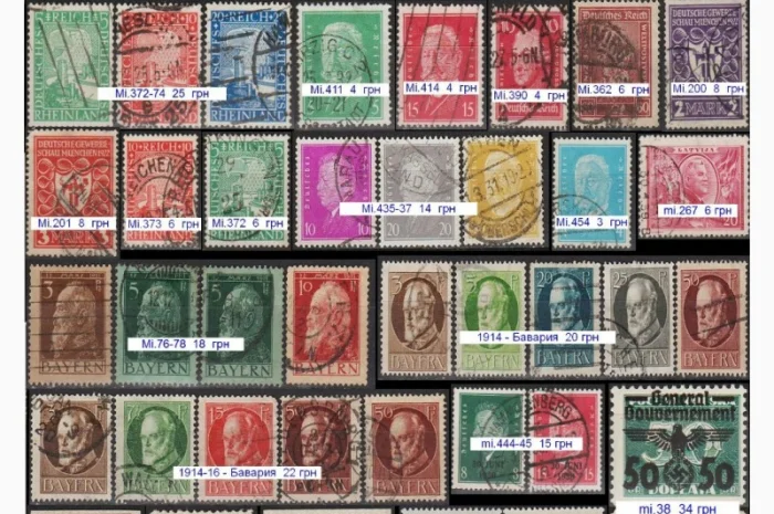 Поштові марки Німеччини періоду Веймарської республіки- фото № 1