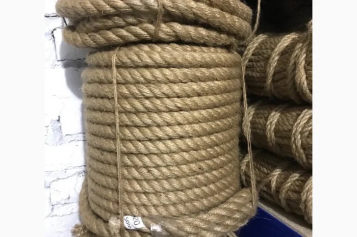 Канат джутовый 10мм 50м- фото № 3