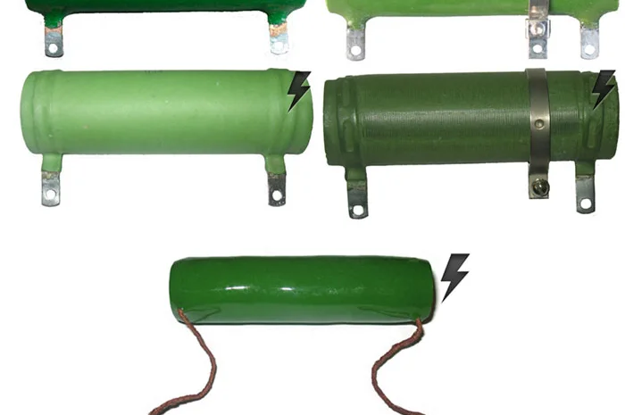 Резисторы ПЭВ различных мощностей и сопротивлений- фото № 1