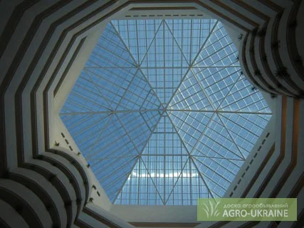 Профилированный поликарбонат, сотовый, монолитный. Прозрачный шифер.- фото № 2