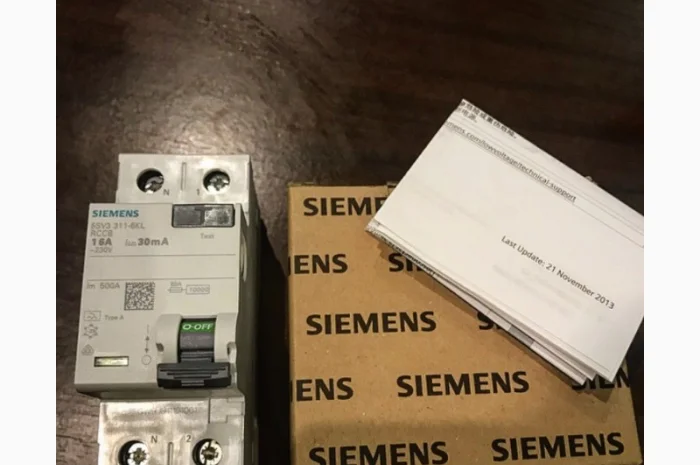 Siemens 5SV3111-6KL Дифференциальные автоматические выключатели- фото № 2