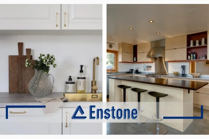 Столешница для кухни из искусственного камня. Кухонная столешница на заказ акриловая- фото № 1