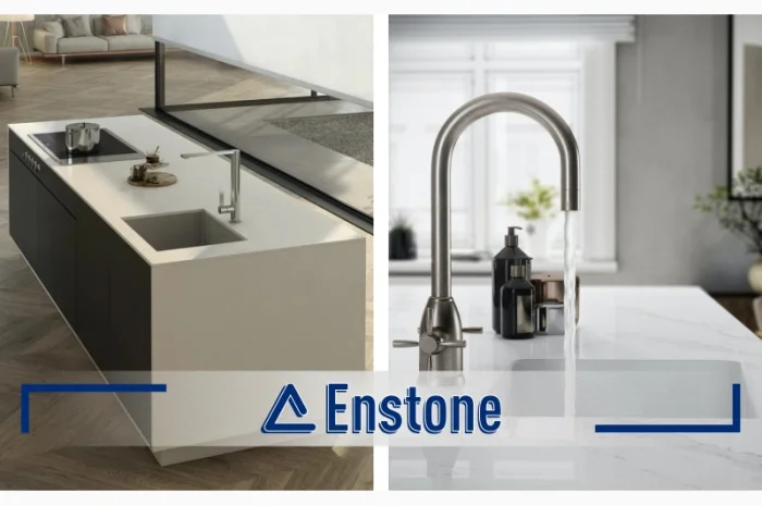 Столешница из акрилового камня для кухонных островов на заказ- фото № 1