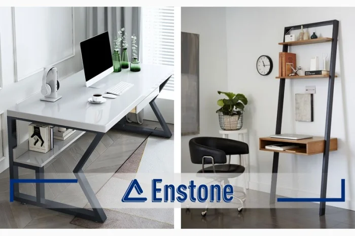 Столешница из акрилового камня для компьютерных столов на заказ- фото № 1