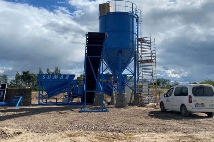 Мобільний бетонний завод SUMAB K-80 (60-80 м3) зі Швеції- фото № 15