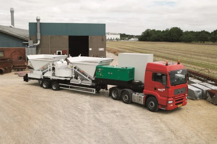 Мобильный бетонный завод Sumab Т-2200 – производительность 70 м3/ч- фото № 1