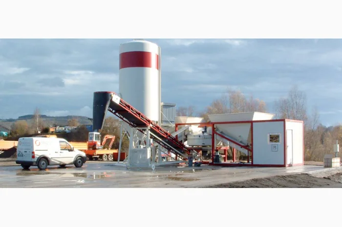 Мобильный бетонный завод SUMAB K-30 - производительность 30 м3/ч- фото № 1