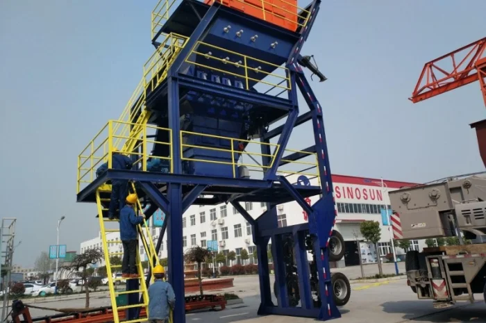 Мобильный асфальтный завод Sinosun 120 тн/ч в продаже- фото № 1