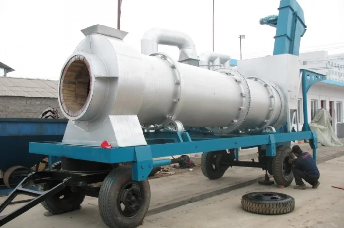 Мобильный асфальтный завод Sinosun QLB10 с производительностью 10 т/час- фото № 7
