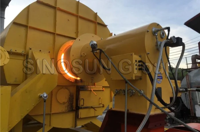 Мобильный асфальтный завод Sinosun QLB30 - производительность 30 т/ч- фото № 8