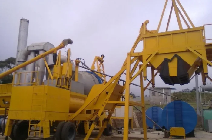 Мобильный асфальтный завод Sinosun QLB20 - производительность 20 т/час- фото № 1