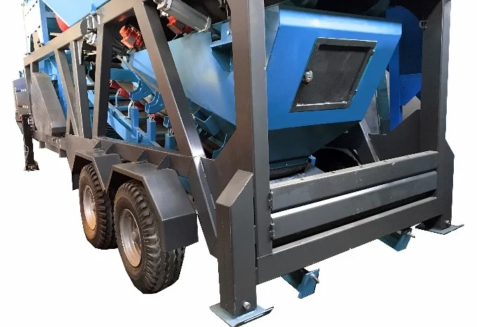 Мобильный мини бетонный завод Polygonmach Mobil 20-30 м3/час из Турции- фото № 17