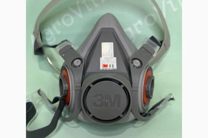 Респиратор полумаска 3M 6200 для защиты от газов и паров- фото № 2