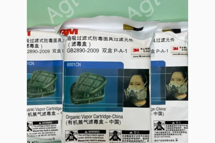 Респиратор полумаска 3M 6200 для защиты от газов и паров- фото № 4