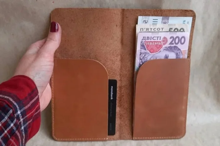 Кожаная счётница для ресторана, чековый держатель Check Holder4- фото № 10