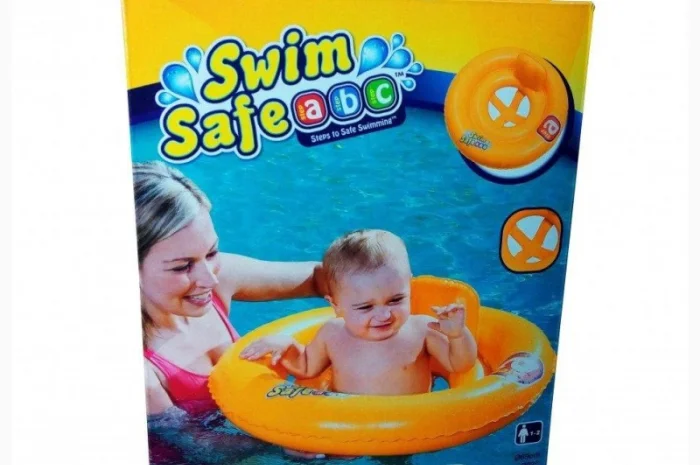 Надувной круглый детский плотик Swim Safe с трусиками- фото № 4