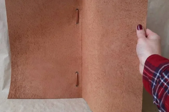 Кожаная обложка для меню ресторана, для кафе, "Leather Menu2"- фото № 4