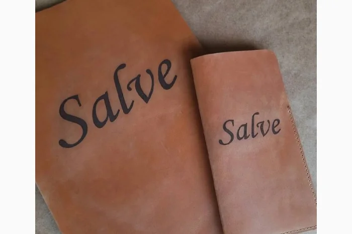 Кожаная обложка для меню ресторана, для кафе, "Leather Menu2"- фото № 8