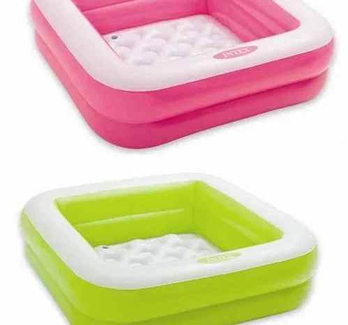 Детский надувной бассейн Intex 85х85х23 см, зеленый- фото № 3