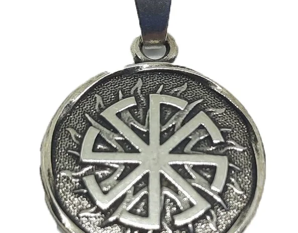 Словянский оберег "Ладінець" из стали- фото № 1