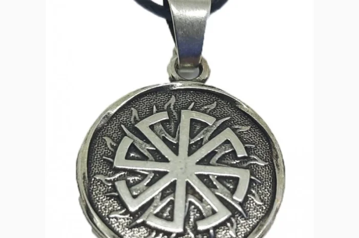 Словянский оберег "Ладінець" из стали- фото № 2