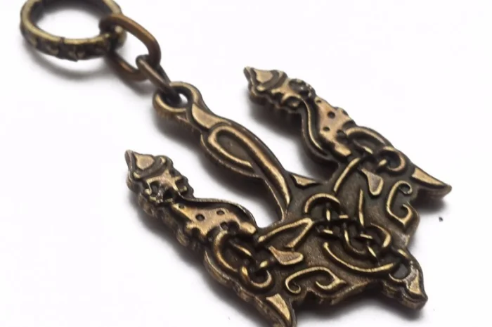 Кулон «Тризуб» из бронзы- фото № 1