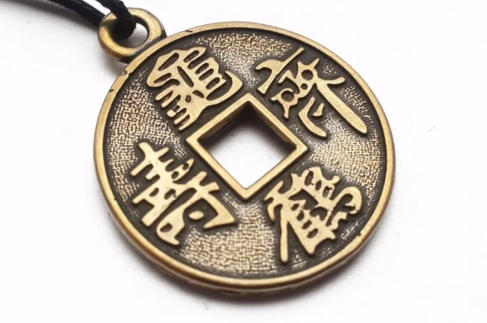 Амулет "Китайская монета Счастья Фен-шуй"- фото № 1