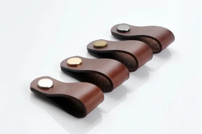 Ручка для меблів з натуральної шкіри Петля- фото № 1