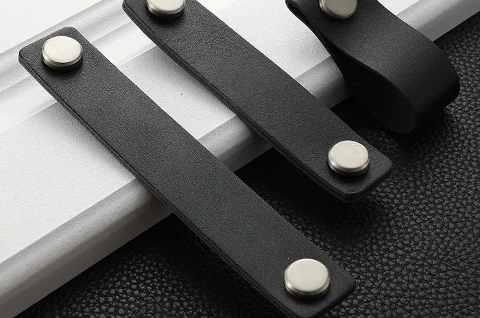 Ручка для меблів з натуральної шкіри Полоса- фото № 6