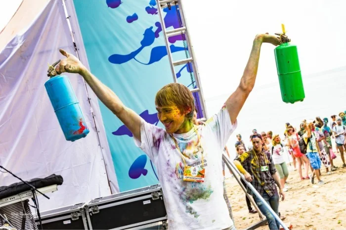 Балон з Фарбою Холі, 9 кг. для фествиалів- фото № 4