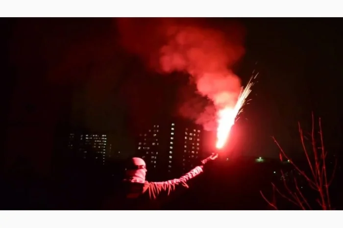 Набір фаєрів, кольоровий вогонь, факелів, фальшфейер, hand flare- фото № 5