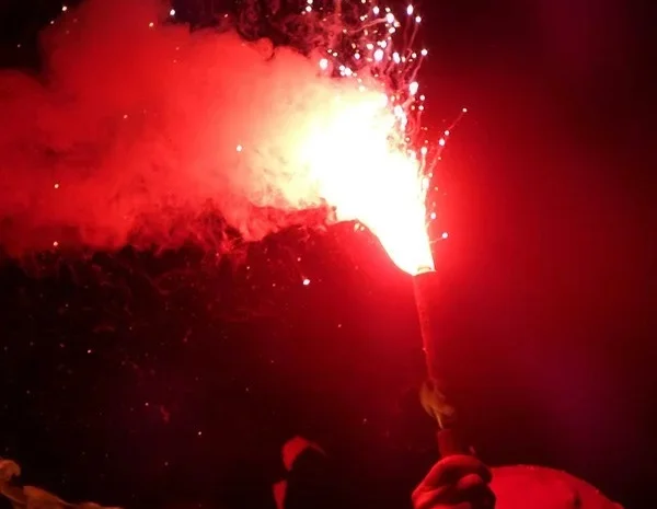 Набір фаєрів, кольоровий вогонь, факелів, фальшфейер, hand flare- фото № 6