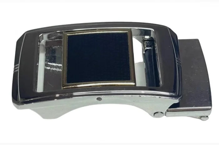 Пряжка затискач ремінна 35 мм., пряжка для ременя Нікель- фото № 1