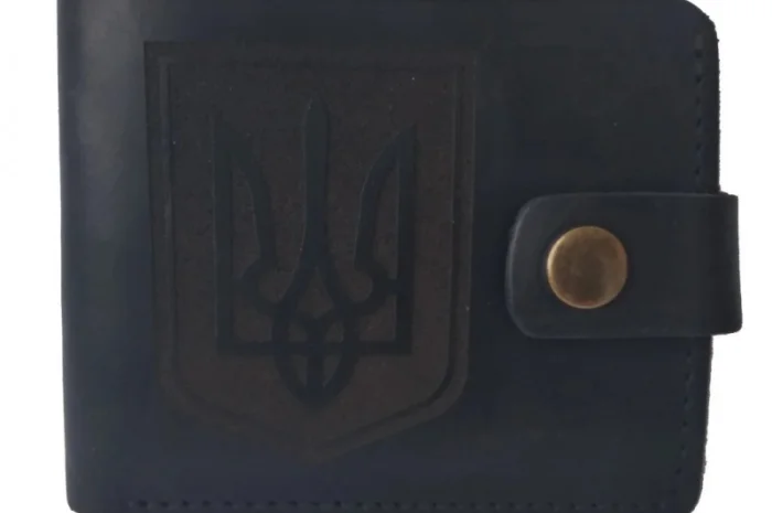 Шкірняий гаманець з Тризубом, гаманець з зображенням Тризуба- фото № 6