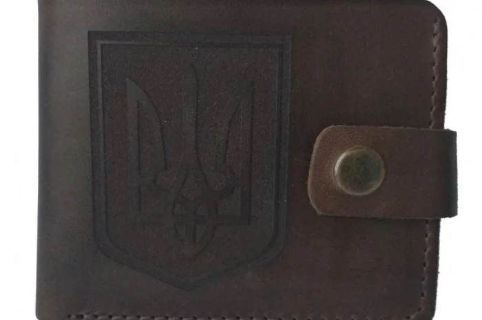 Шкірняий гаманець з Тризубом, гаманець з зображенням Тризуба- фото № 8