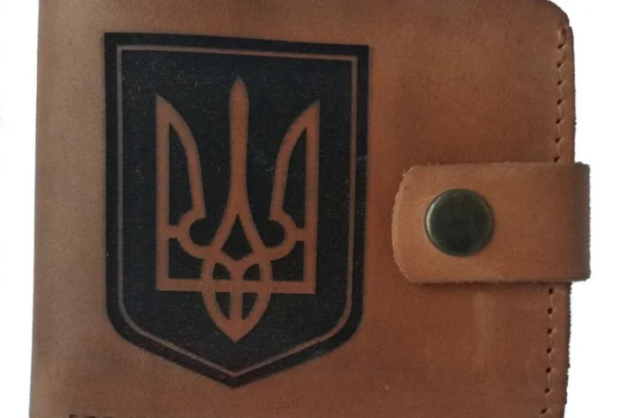 Шкірняий гаманець з Тризубом, гаманець з зображенням Тризуба- фото № 9