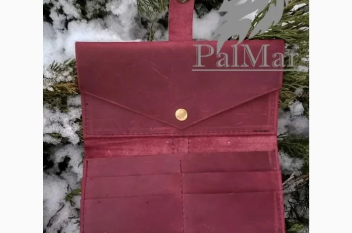 Качественный кожаный женский кошелек- фото № 3