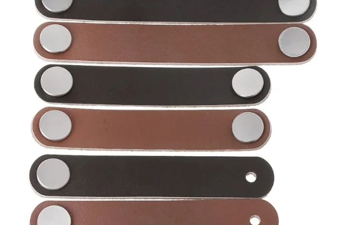 Ручка для меблів з натуральної шкіри Полоса2- фото № 7