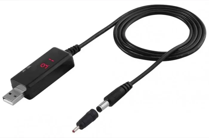 Шнур (кабель) для роутера з 5 на 12 або 9 вольт- фото № 3