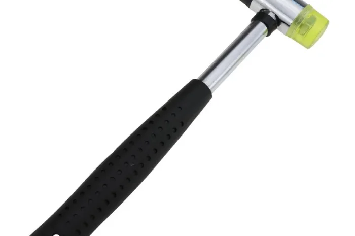 Молоток для установки фурнитуры со сменным насадками, прорезиненный- фото № 2