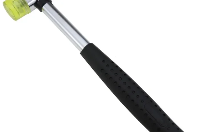 Молоток для установки фурнитуры со сменным насадками, прорезиненный- фото № 4