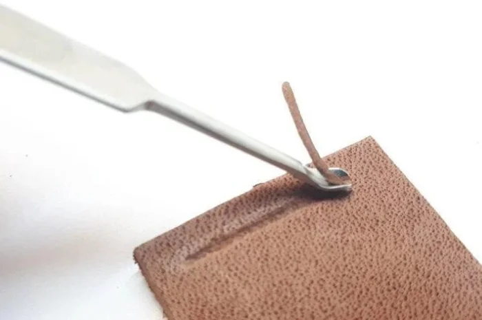 Канавкорез - торцбил U 115 mm для работы с кожей- фото № 2