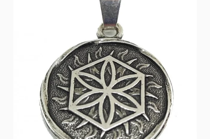 Слов'янський оберіг з полірованої сталі- фото № 1