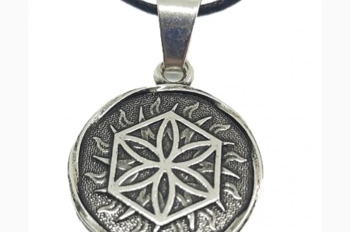 Слов'янський оберіг з полірованої сталі- фото № 2