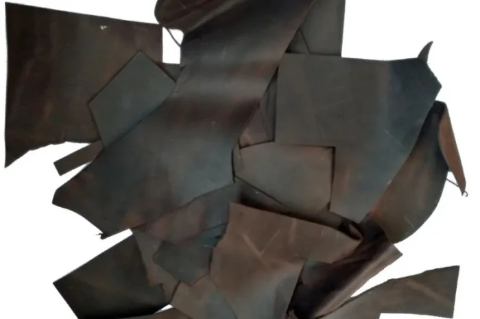 Обрезки натуральной кожи Crazy Horse на вес- фото № 7