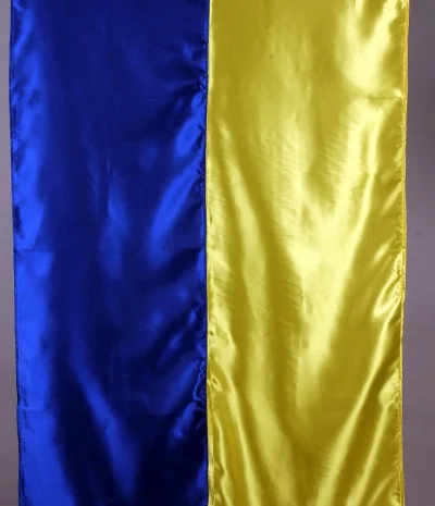 Атласный флаг Украины 190х90 см- фото № 2