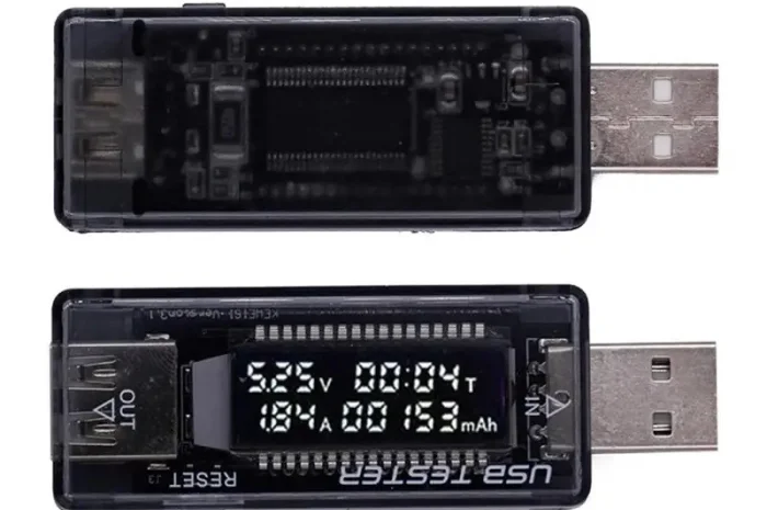 USB Тестер Keweisi KWS-V20 – амперметр та вольтметр для вимірювання ємності акумуляторів- фото № 5