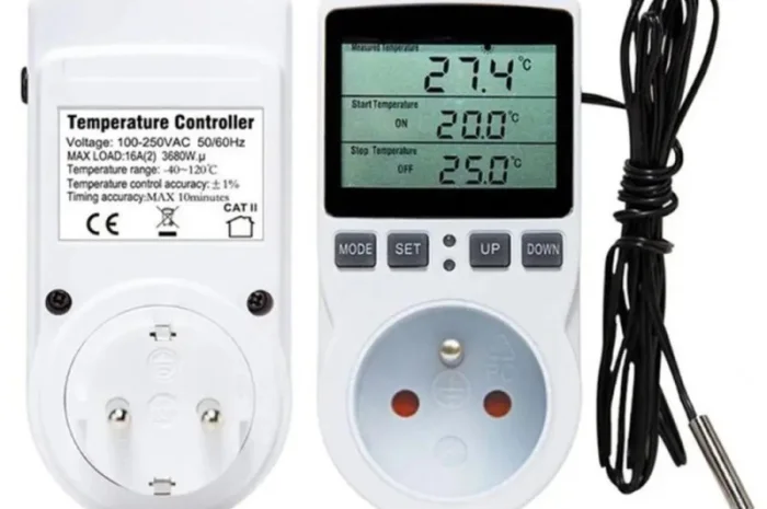 Цифровой терморегулятор с функцией памяти на 16 А- фото № 1